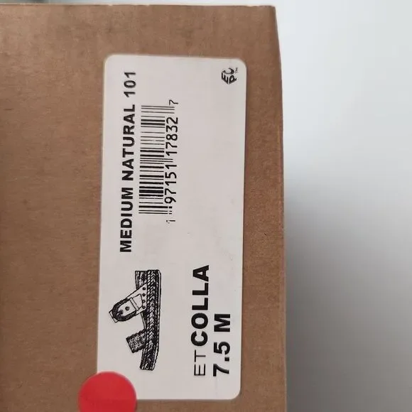 EARTH Natural Leather Colla Platform Comfort Wedge Sandals Women's 7.5 - Picture 5 of 5